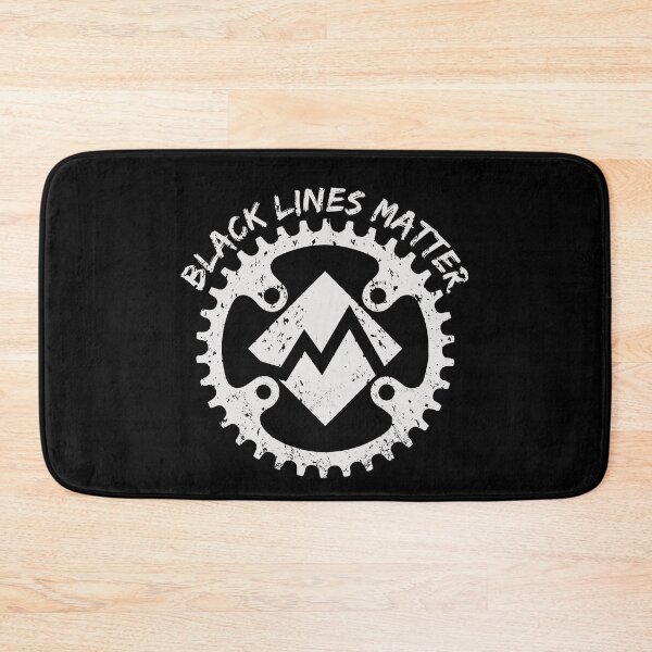 Artikelvorschau, Black Lines Matter Mountainbike entworfen und verkauft von getgr4phicz.