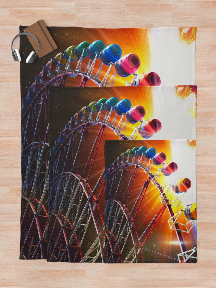 Thumbnail 5 of 6, Throw Blanket, Joy Ride designed and sold by seamless.