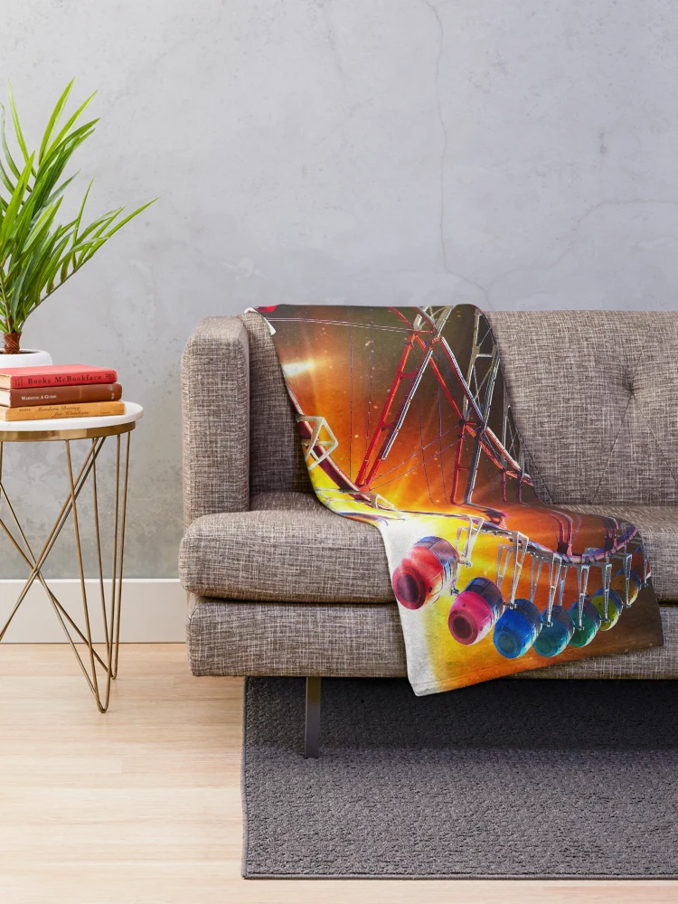 Thumbnail 2 of 6, Throw Blanket, Joy Ride designed and sold by seamless.