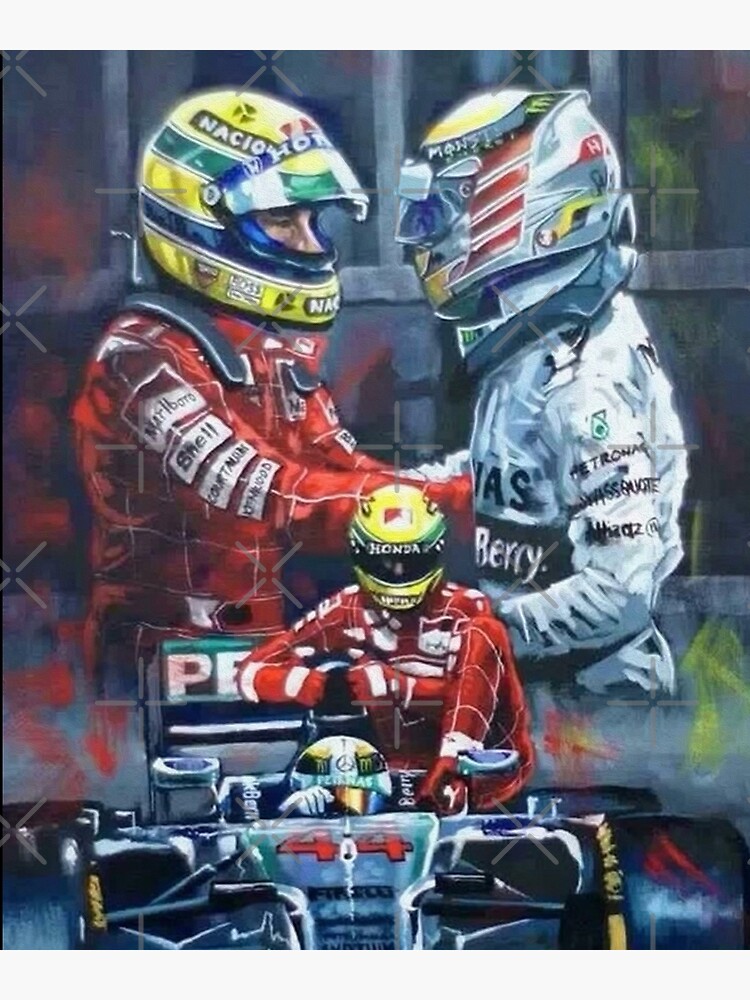Ayrton Senna Artwork Poster
