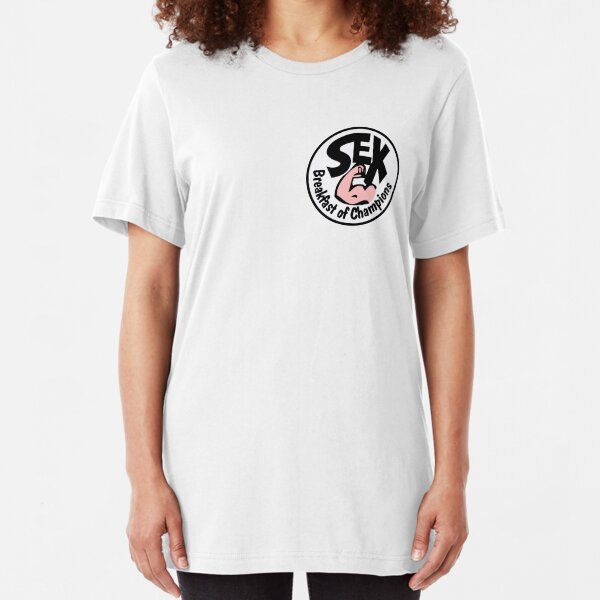 Coloured Brunch of Champions Slim Fit T-Shirt