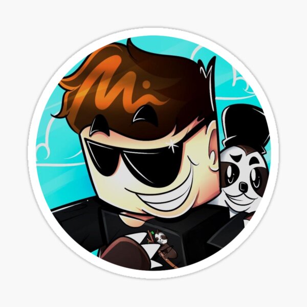 Roblox Youtuber Stickers Redbubble - poke youtube roblox avatar