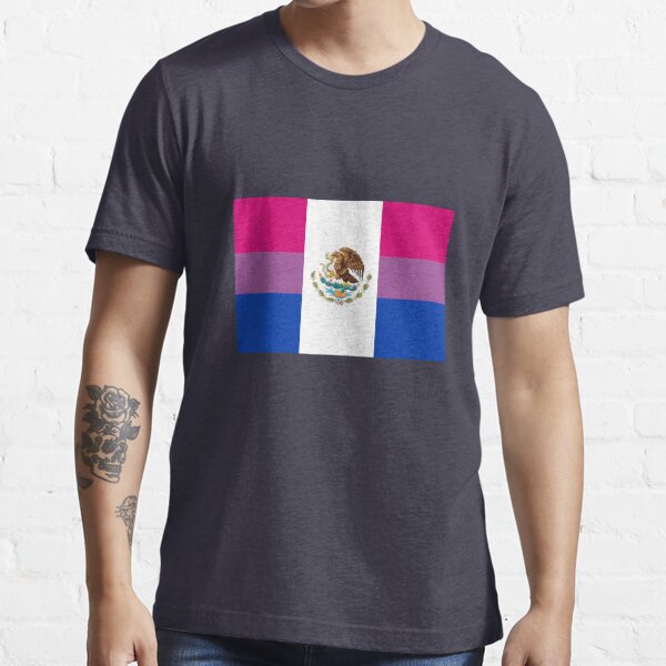Mexican Flag Text Orgullo Bandera Mexicana Mexicanos Pride Juniors T-shirt 