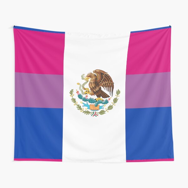 Item preview, Mexican Bi Pride Flag designed and sold by SimplyPride.