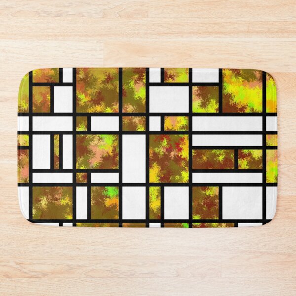 Item preview, Modern Art Autumn Style Grid Pattern designed and sold by MarkUK97.