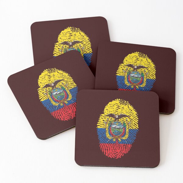 Item preview, Ecuadorian fingerprint flag designed and sold by P-I-R.