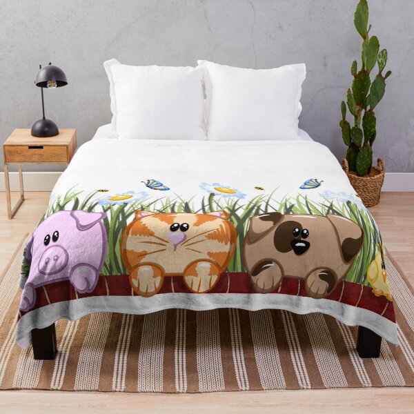Item preview, Animal farm on white designed and sold by lovingkakeart.