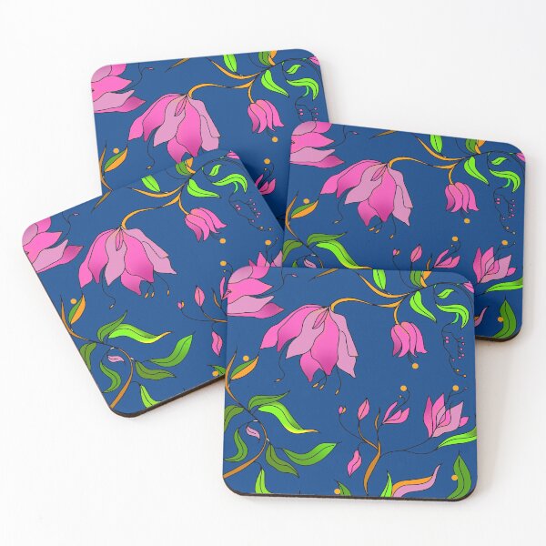 Item preview, Pink flowers artwork designed and sold by SILVERAPPLE.