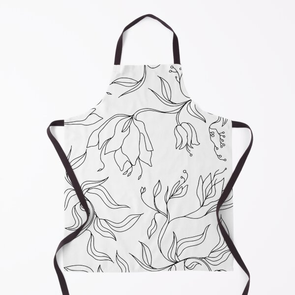Item preview, White floral artwork designed and sold by SILVERAPPLE.