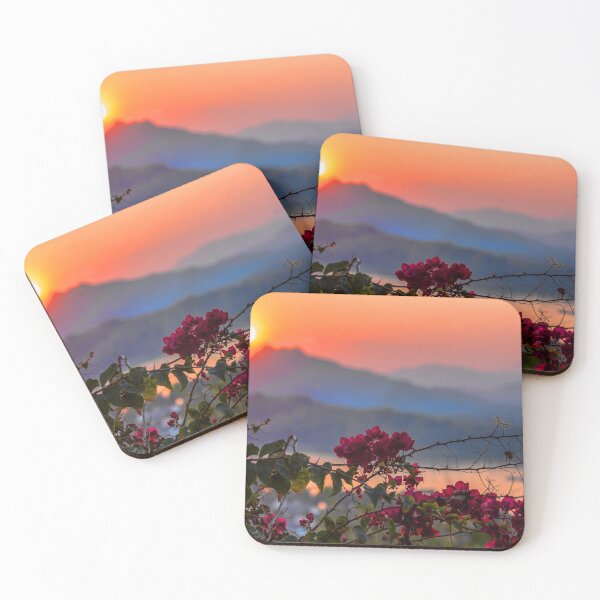 Item preview, Laos. Luang Prabang. Mount Phousi. Sunset with Bougainvillea. designed and sold by vadim19.