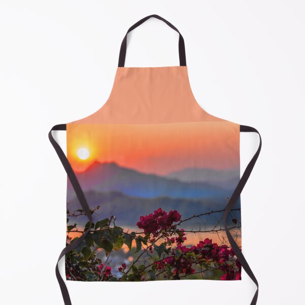 Item preview, Laos. Luang Prabang. Mount Phousi. Sunset with Bougainvillea. designed and sold by vadim19.