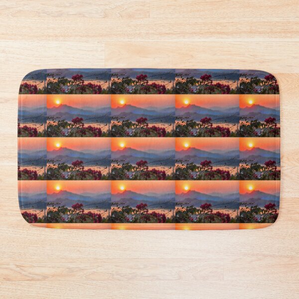 Item preview, Laos. Luang Prabang. Mount Phousi. Sunset with Bougainvillea.  designed and sold by vadim19.