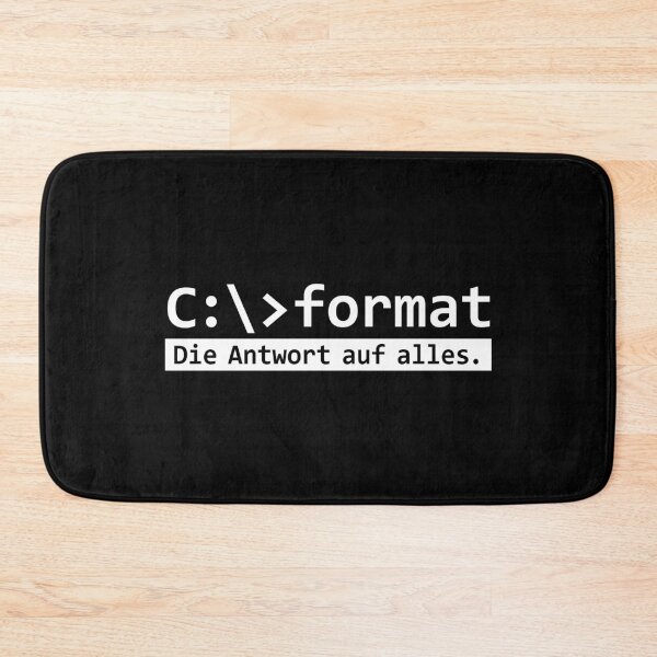 Item preview, Format C - Formatting Console Nerd Geek Retro designed and sold by mgoo.