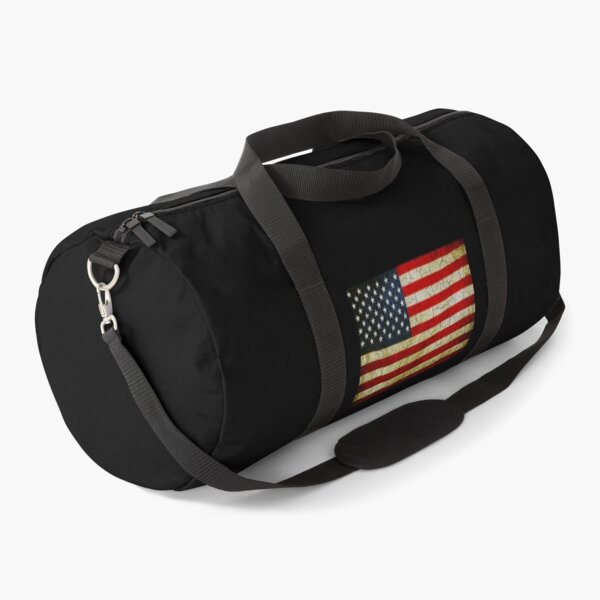 Grunge America flag Duffle Bag