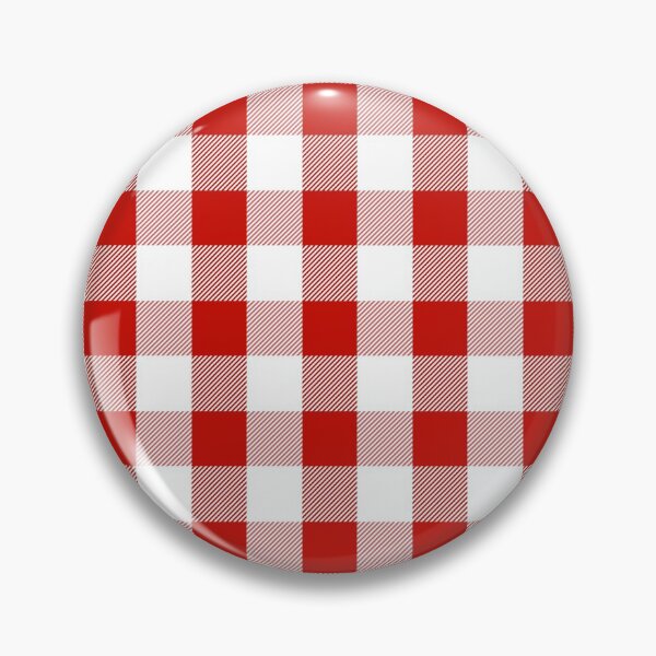 Item preview, Red Gingham Style Pattern Mask designed and sold by Marstore.