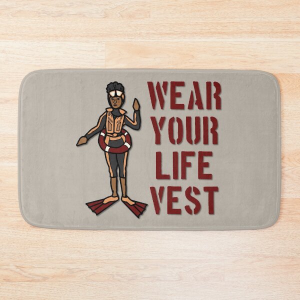 Item preview, Life Jacket Reminder Mascot designed and sold by LochNestFarm.