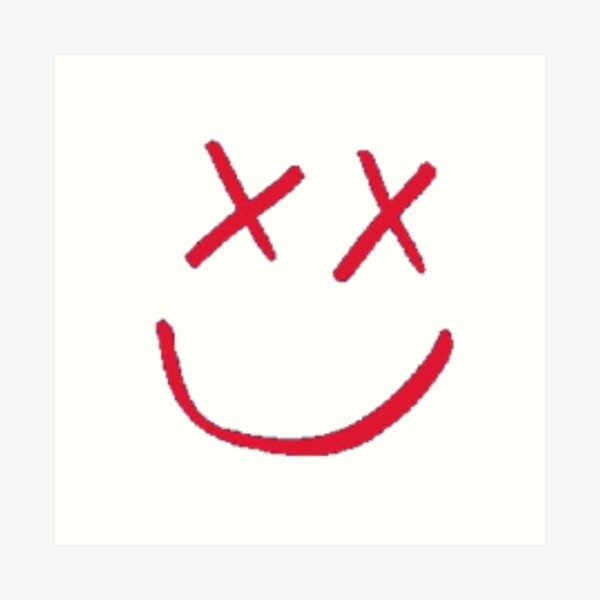 red louis tomlinson smiley logo  Art Board Print for Sale by tiannapappy93
