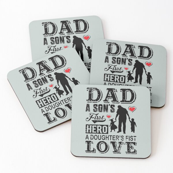 Item preview, Dad, a son's first hero, a daughter's first love - Awesome loving daughter Gift designed and sold by Teenation9.