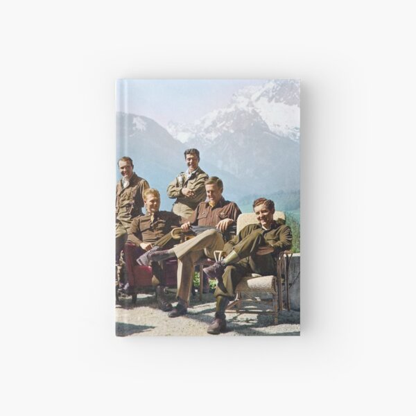 Dick Winters and his Easy Company (HBO's Band of Brothers) lounging at Eagle's Nest, Hitler's former residence in the Bavarian Alps, 1945. Hardcover Journal