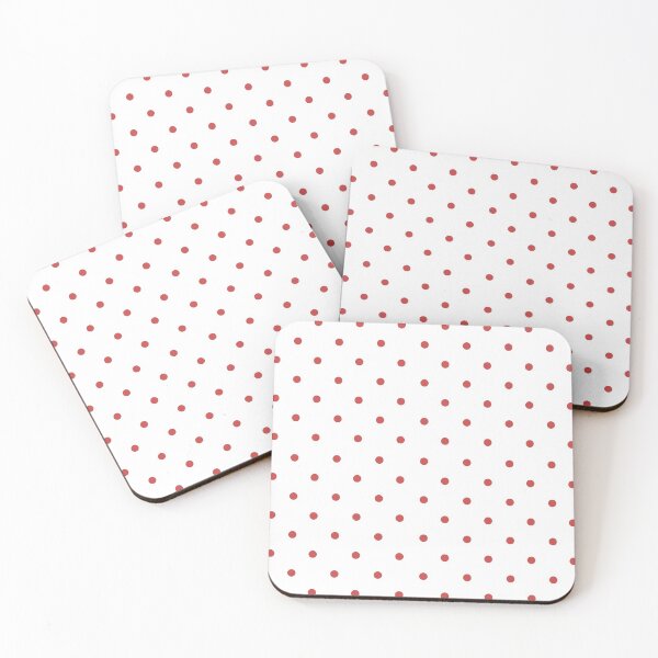 Item preview, White with Red Polka Dots Pattern designed and sold by cabgodfrey.