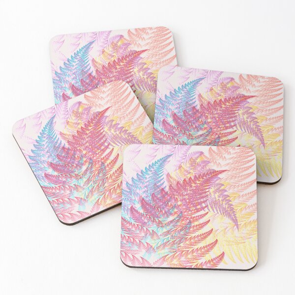 Item preview, Colorful fractal leafs designed and sold by kzsg.