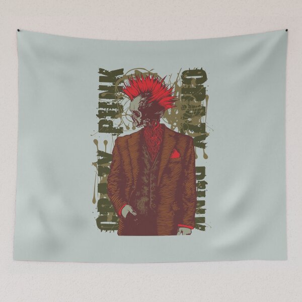 Item preview, Crazy Punk - Awesome skull lover Gift designed and sold by Teenation9.