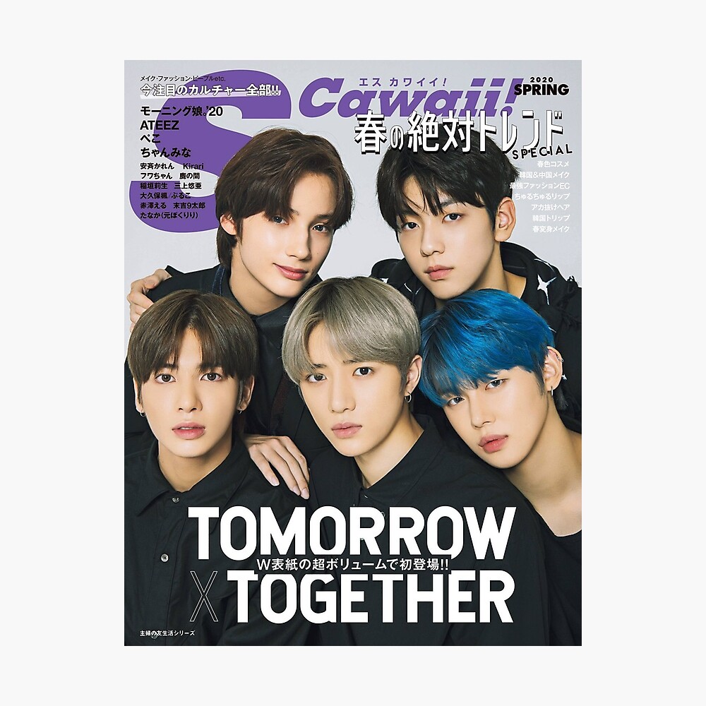 Tomorrow X Together S Cawaii Magazine Cover Postcard By Cutejoon Redbubble