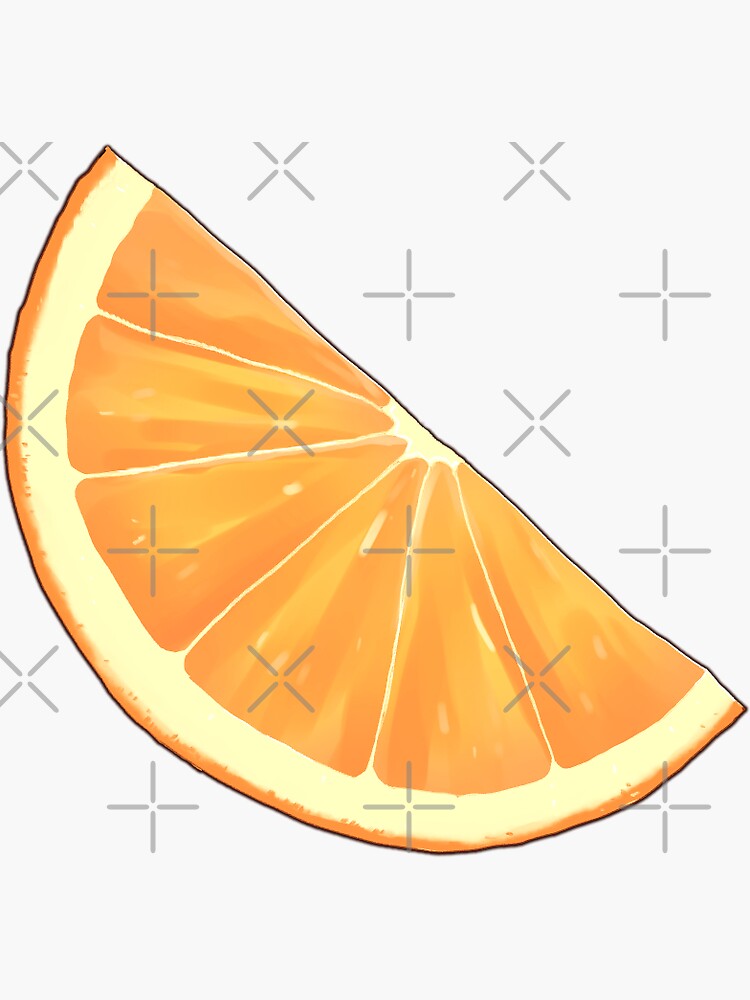 Citrus Orange Fruit Slice by Chorvaqueen