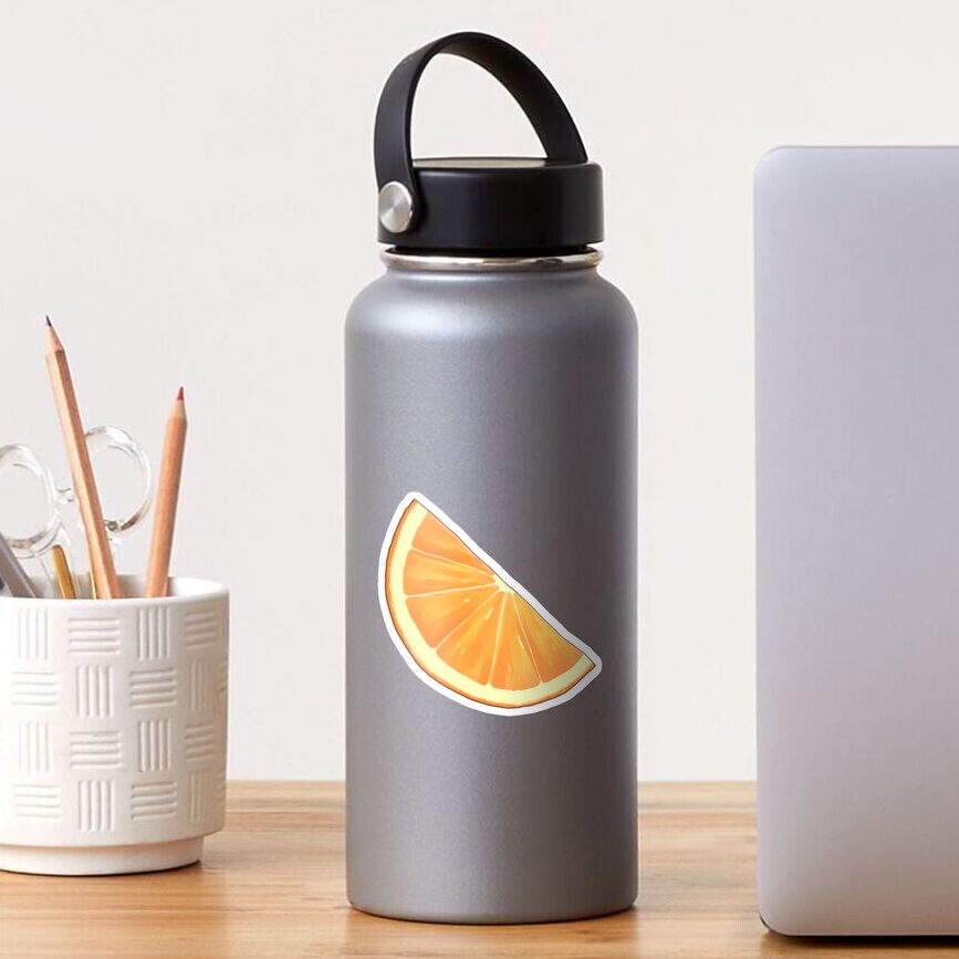 Citrus Orange Fruit Slice Sticker