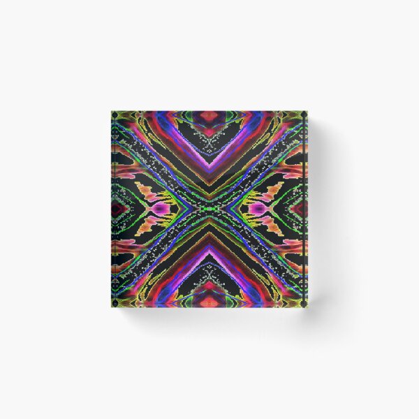 Item preview, Abstract shapes and colors, multicolor, , Psychedelic Arte Abstracto, abstract art design designed and sold by Adri Barnard.