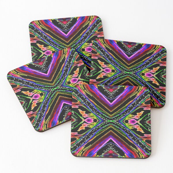 Item preview, Abstract shapes and colors, multicolor, , Psychedelic Arte Abstracto, abstract art design designed and sold by Adri Barnard.