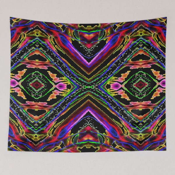 Item preview, Abstract shapes and colors, multicolor, , Psychedelic Arte Abstracto, abstract art design designed and sold by Adri Barnard.
