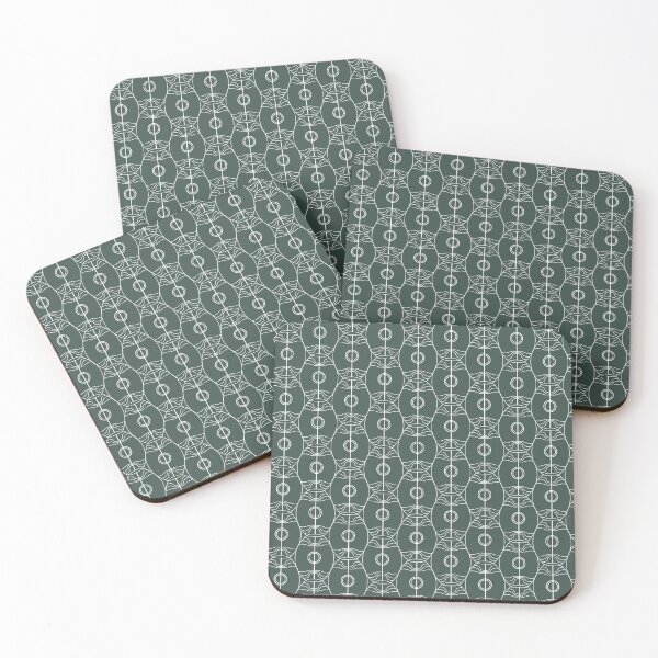 Item preview, Dark Green and White Art Nouveau designed and sold by shadowbright.