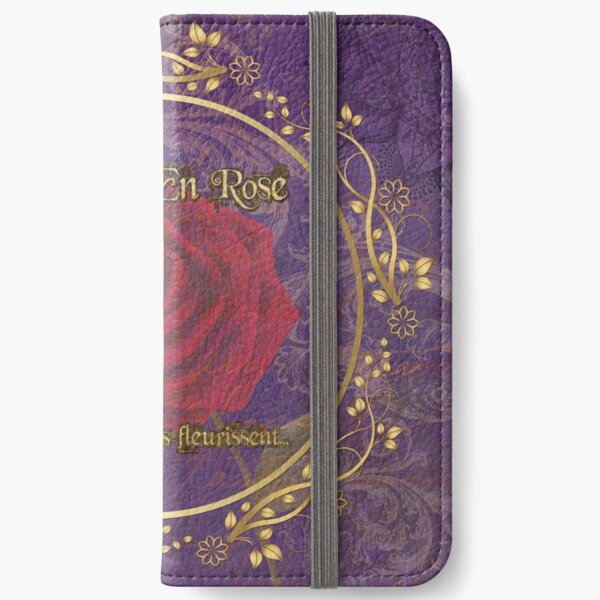 La Vie En Rose - Life in pink, in a world where roses bloom iPhone Wallet