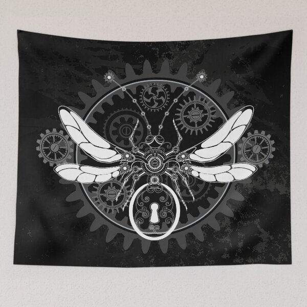Item preview, White Mechanical Insect ( Steampunk ) designed and sold by Blackmoon9.