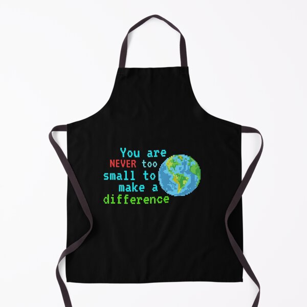 Item preview, Never Too Small Earth Awareness Motivational Shirt Planet Gift Greta Climate Change Shirt SOS Help Climate Strike Shirt Nature Future Natural Environment Cute Funny Inspirational Gift Idea designed and sold by EpsilonEridani.