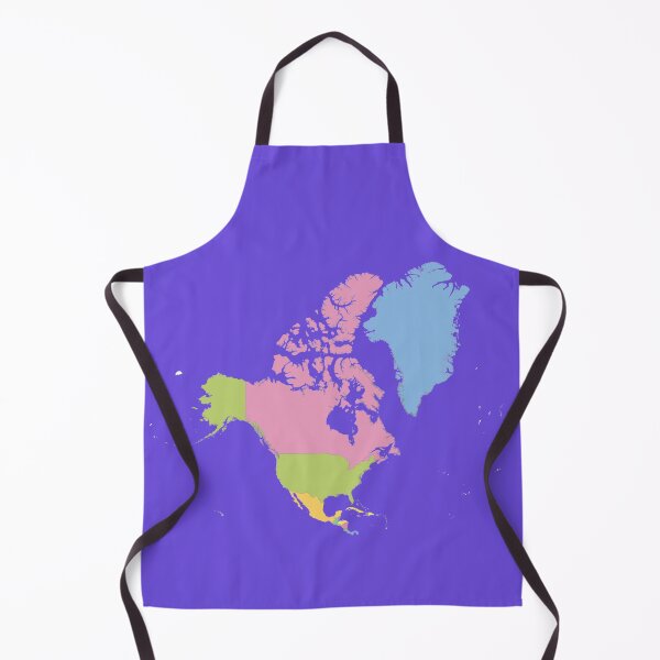 Item preview, North america continent map , countries with cool pattern colourfull designed and sold by rashadat.