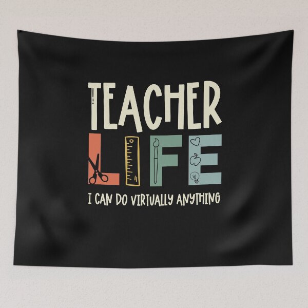Item preview, Teachers Can Do Virtually Anything Vintage Teacher Life Gift designed and sold by alb245.