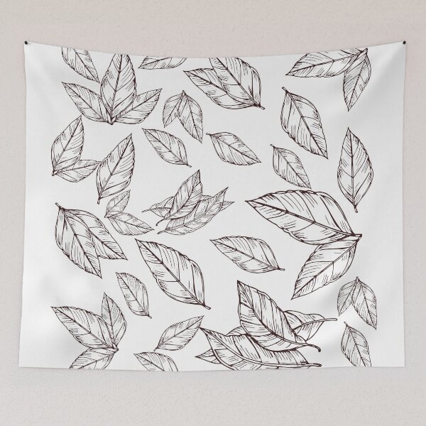 Item preview, Simple Leaf Drawing Sketch designed and sold by PandaSoul.