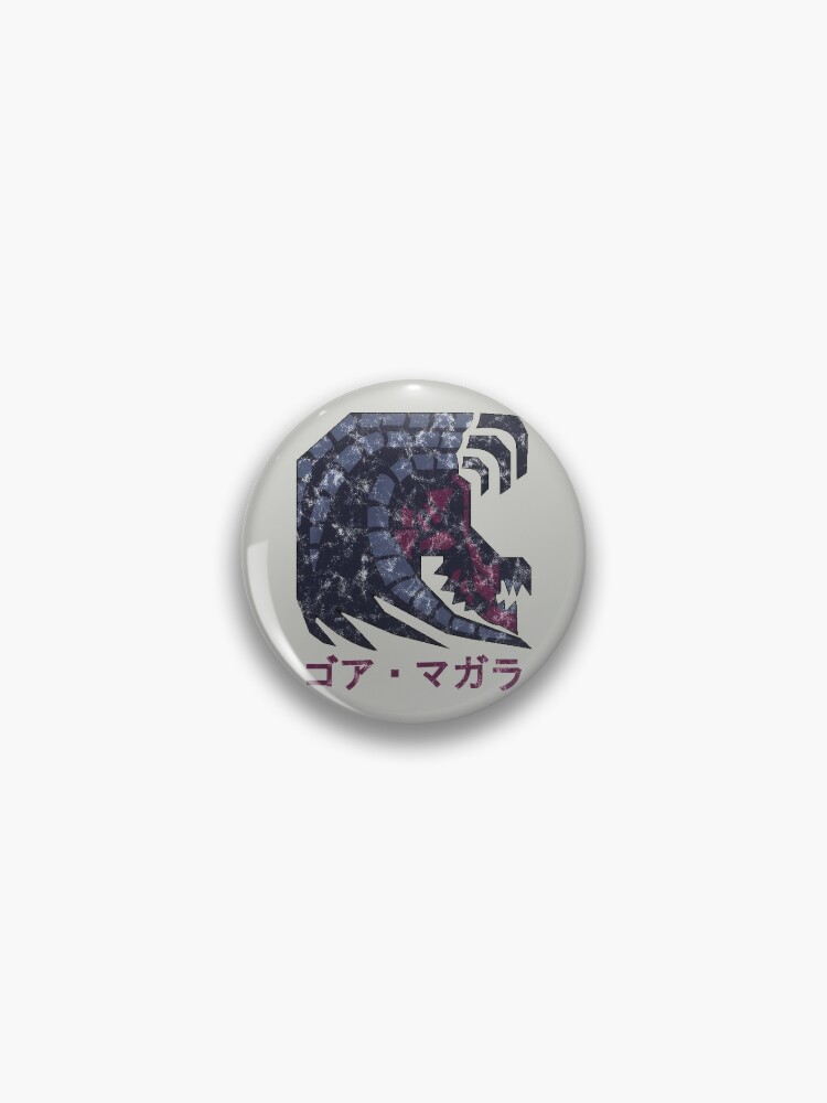 Monster Hunter Rise Diablos Kanji Icon Pin for Sale by Stebop Designs