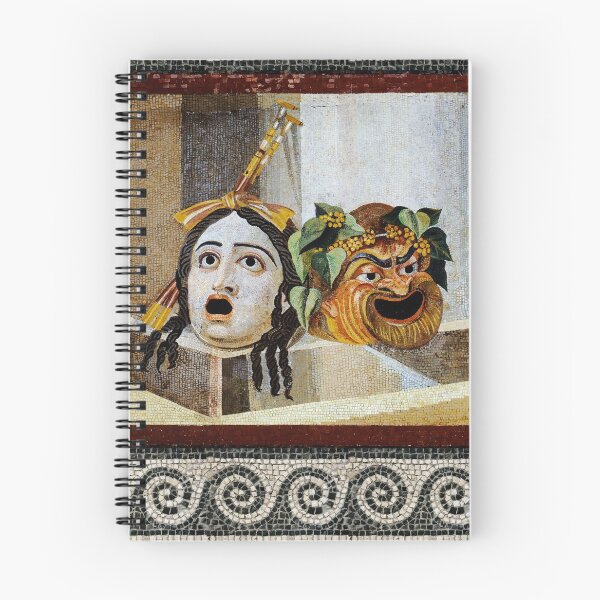 Item preview, ANTIQUE ROMAN MOSAICS ,GREEK COMEDY THEATER MASKS  designed and sold by BulganLumini.