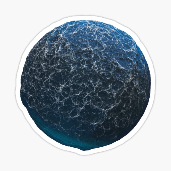 Blue Ocean Waves Sticker