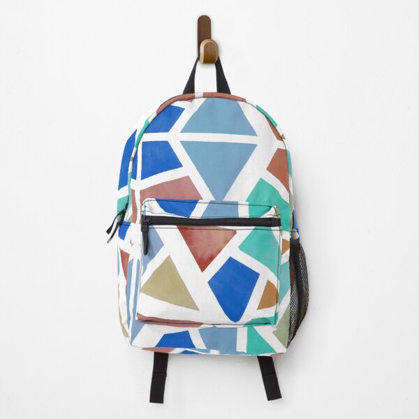 Item preview, Watercolor & Guache Geometric Shapes in Cool Colors designed and sold by Annie Grace Aguila.
