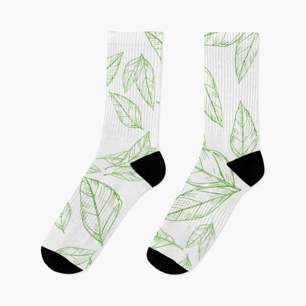 Item preview, Simple Green Leaf Drawing Sketch  designed and sold by PandaSoul.