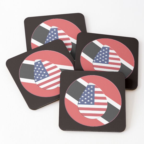Item preview, TRINIDAD AND TOBAGO FLAG THE TRINIDADIANS OF UNITED STATES OF AMERICA designed and sold by Ralek.