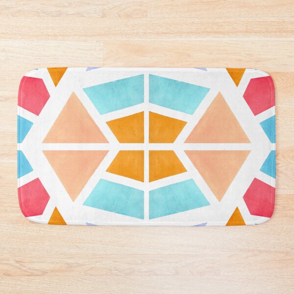 Item preview, Watercolor & Guache Geometric Shapes in Vibrant Colors designed and sold by Annie Grace Aguila.