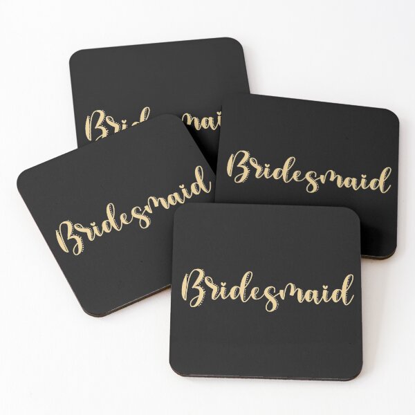 Item preview, Bridesmaid typography designed and sold by JokeGysen.