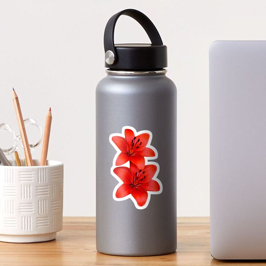 Asiatic Lilies Sticker