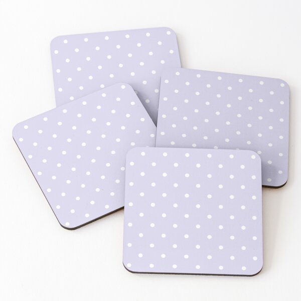 Aperçu de l'œuvre Pois violet royal et blanc | Masque à motif classique créée et vendue par Marstore.