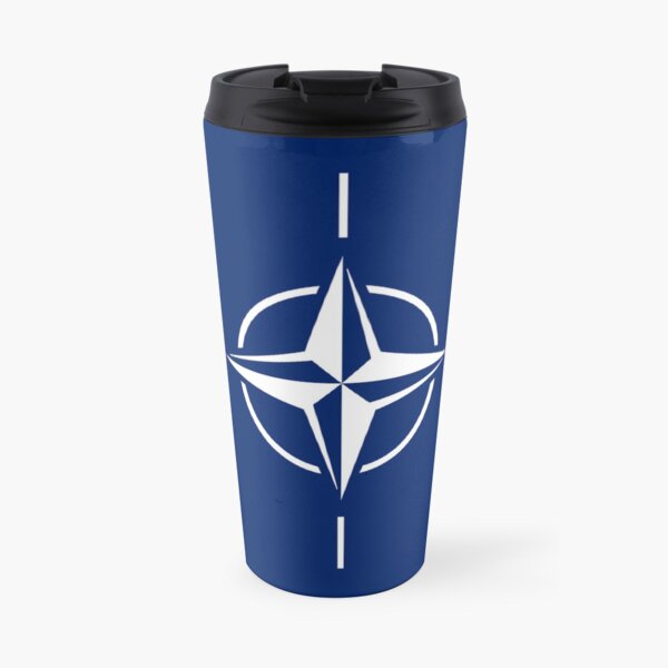 NATO. Flag of the North Atlantic Treaty Organization. Travel Mug